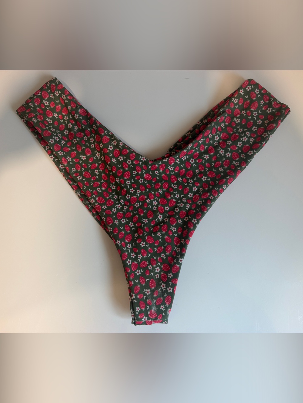 Skatie Mandi Bikini Bottom in Retired Strawberry Print